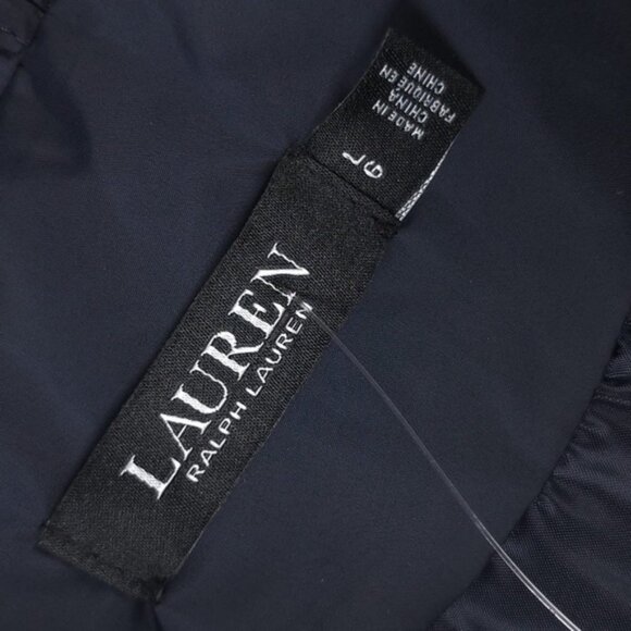 NWT LAUREN RALPH LAUREN Women’s Crest-Patch Diamond Quilted Vest Dark Navy LARGE - Picture 4 of 14